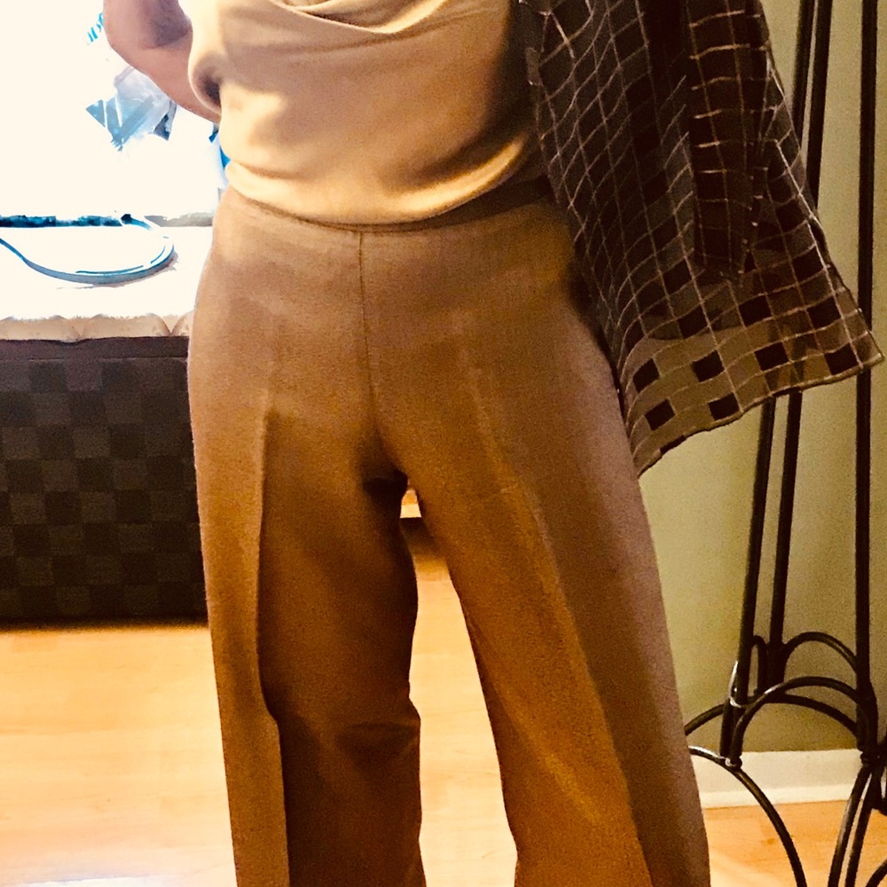 Carolina Herrara Wide Leg Evening Trousers